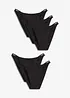 Lot de 5 mini-slips tanga, bonprix