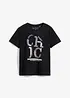 T-shirt avec imprimé brillant, bonprix