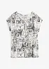 Shirt mit Skizzendruck, bonprix