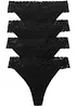 String mit Baumwolle (4er Pack), bonprix