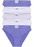 Lot de 5 slips fille, bonprix