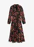 Robe imprimée en crêpe, bonprix