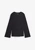 T-shirt manches longues Essential, coton lourd, bonprix