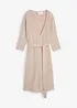 Superweiches Umstands- und Stillstrickkleid mit 3/4 Ärmeln, bonprix