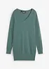 Basic Longpullover mit V-Ausschnitt, bonprix