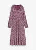 Robe fluide en jersey de viscose mélangée, bonprix