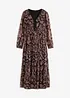 Robe longue imprimée, bonprix