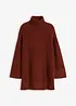 Pull col roulé oversize en coton mélangé, bonprix