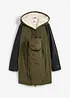 3-in-1 Umstands- und Tragejacke mit Teddyfutter, bonprix