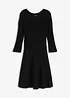 Robe pull avec haut en maille ajourée, bonprix