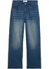 Extra Loose-Fit-Jeans mit verstellbarem Bund, Straight, bonprix