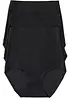 Lot de 3 culottes taille haute sculptantes, maintien modéré, bonprix