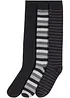 Lot de 3 paires de chaussettes hautes thermiques avec intérieur en éponge douce, bonprix