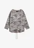 T-shirt manches longues en coton extensible, bonprix