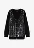 Gilet en maille avec sequins, bonprix