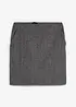 Jupe en laine motif chevrons, bonprix
