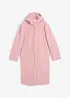 Manteau en sherpa avec capuche et poches, bonprix