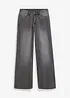 Wide-Leg-Jeans, Mid Waist, Stretch, bonprix