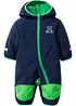 Combinaison bébé en softshell avec doublure sherpa et capuche, bonprix