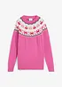 Pullover mit Weihnachtsmotiv, bonprix
