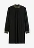Robe style blouse en léger crêpe ornée de perles brodées, bonprix