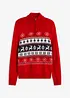 Pull norvégien à col camionneur, bonprix