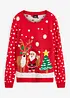 Pullover mit Weihnachtsmotiv, bonprix