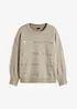 Boxy-Pullover mit Pailletten, bonprix