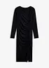 Robe en jersey à col asymétrique, bonprix