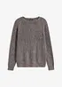 Grobstrickpullover mit Glanzgarn, bonprix
