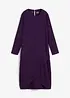 Robe midi en flanelle avec poches, bonprix