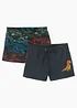 Lot de 2 shorts de bain, bonprix