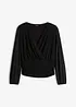 T-shirt manches longues avec mesh, bonprix