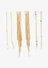 Lot de 6 paires de boucles d'oreille, bonprix