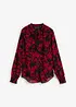 Chiffon Bluse mit Smok-Details, bonprix