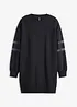 Robe en molleton à empiècements en mesh, bonprix