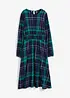Robe en flanelle avec smocks, bonprix