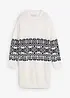 Robe en maille motif norvégien, bonprix