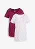 Umstandsshirts aus Bio-Baumwolle (2er-Pack), bonprix