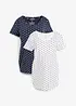 Umstandsshirts aus Bio-Baumwolle (2er-Pack), bonprix