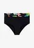 Bas de bikini taille haute, échancrure normale, bonprix
