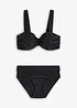 Balconette-Bikini mit gepolsterten Trägern (2-tlg.Set), bonprix