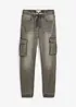 Jean jogger droit en molleton, slim, bonprix