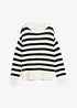 Pull boxy en maille ajourée, bonprix