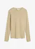 T-shirt manches longues en matière douce, bonprix