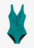 Maillot 1 pièce sculptant, maintien modéré, style portefeuille, bonprix