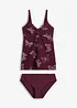 Tankini long à col V (ens. 2 pces), bonprix