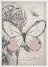 Tapis motif grand papillon, bonprix