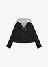 Jacke mit abgesetzter Kapuze, bonprix