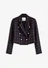 karierter Bouclé-Blazer, bonprix
